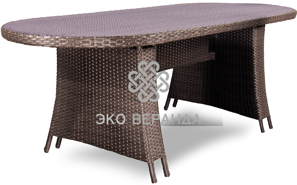 Обеденная группа с овальным столом