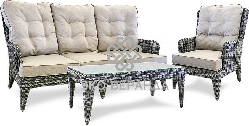 Диван в полужгуте «Луис»